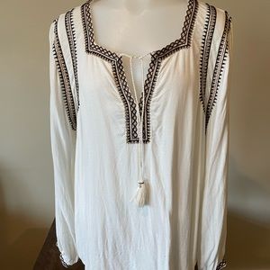 Just Reduced! Lucky Brand Boho Braided Top Sz L